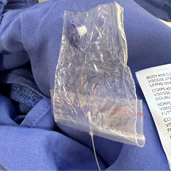 Maeve  Anthropologie Blue Lace Tie Front Blouse sz 0 NWT - Picture 5 of 13